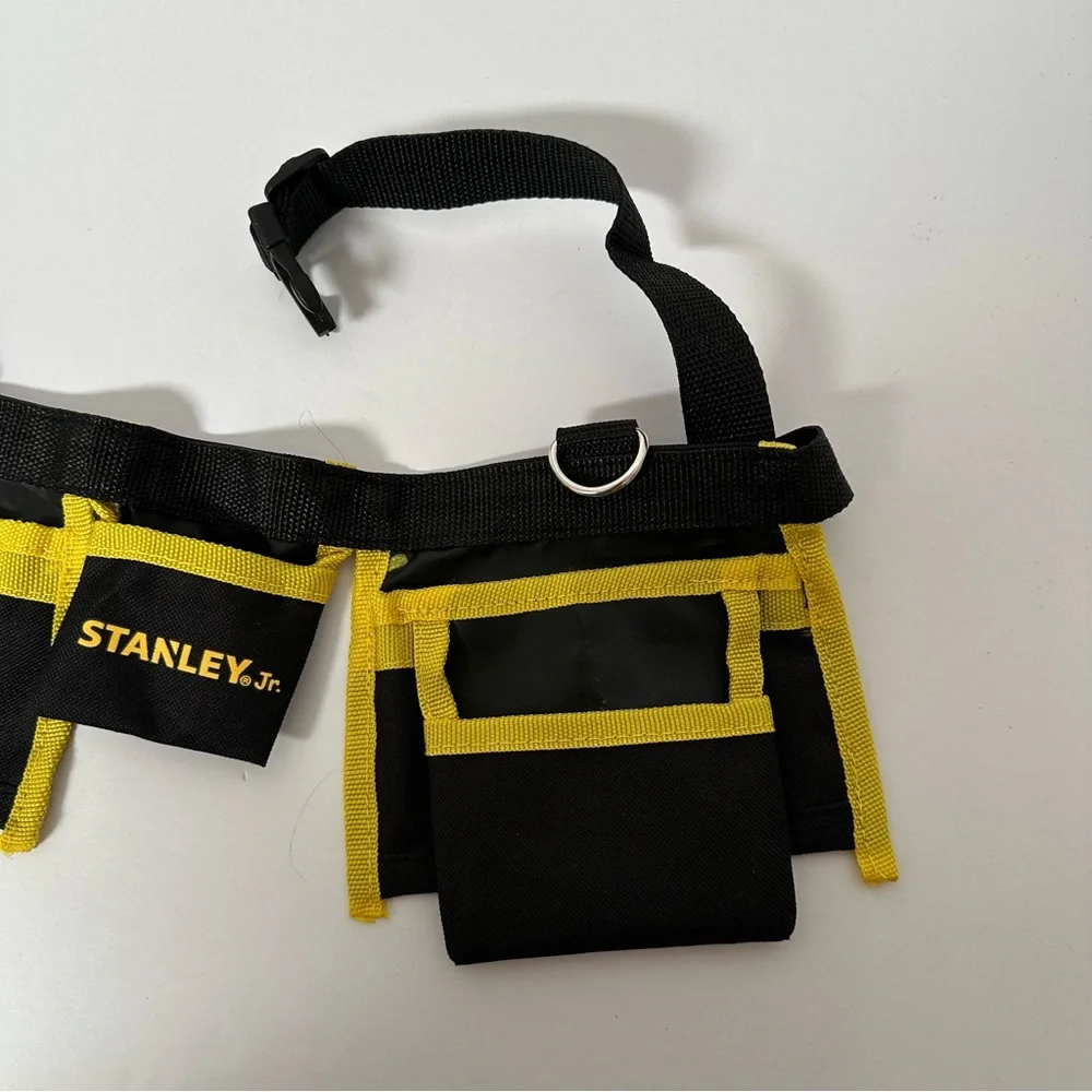 Stanley Junior Toolbelt 24”-32” Waist Black Yellow Little Handyman Boys Girls